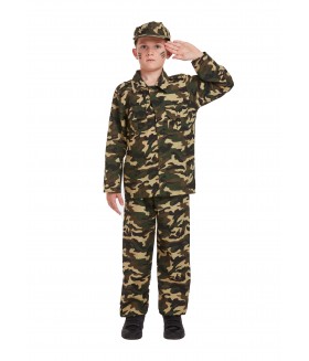 Costum Soldat/Comando/Army/Vanator 8-10 ani